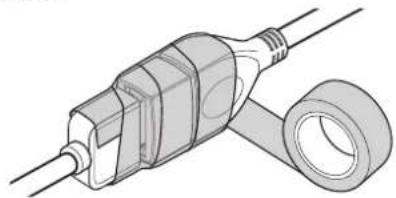 KENWOOD DDX9707XR - Asegurar el cable de extensión USB - 1