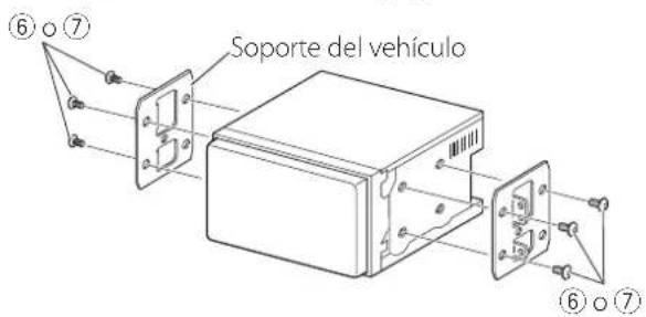 Soporte del vehículo ⑥ o ⑦ ⑥ o ⑦