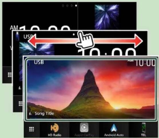 AM 10:00 USB 10:00 USB 10:00 Song Title HD Radio Apple CatPlay Android Auto TEL