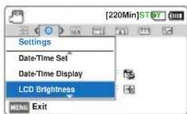 SAMSUNG HMX-F810BN - LCD Brightness (Brillo de LCD) - 1