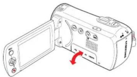 SAMSUNG HMX-F810BN - INSERCIÓN / EXPULSIÓN DE UNA TARJETA DE MEMORIA (NO SUMINISTRADA) - 1