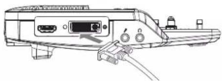 GIGABYTE Booktop M1305 - Connect an external DVI Display - 1