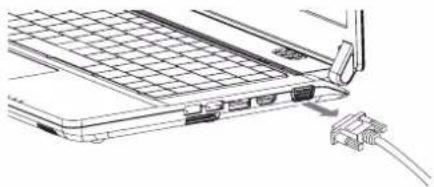 GIGABYTE Booktop M1305 - Disconnect an external Display - 1
