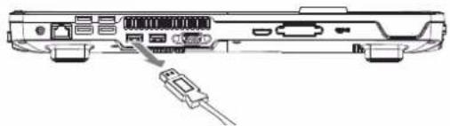 GIGABYTE Booktop M1305 - Remove the USB device - 1