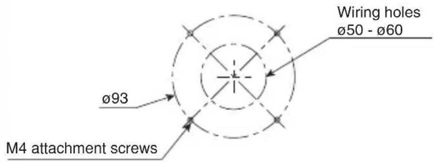 Ikegami High Performance IPD-DM100 - 5-3. Attachment method when not using trimmed ring - 1
