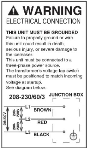Hoshizaki KMS-1401MLJ - NOTICE - 2