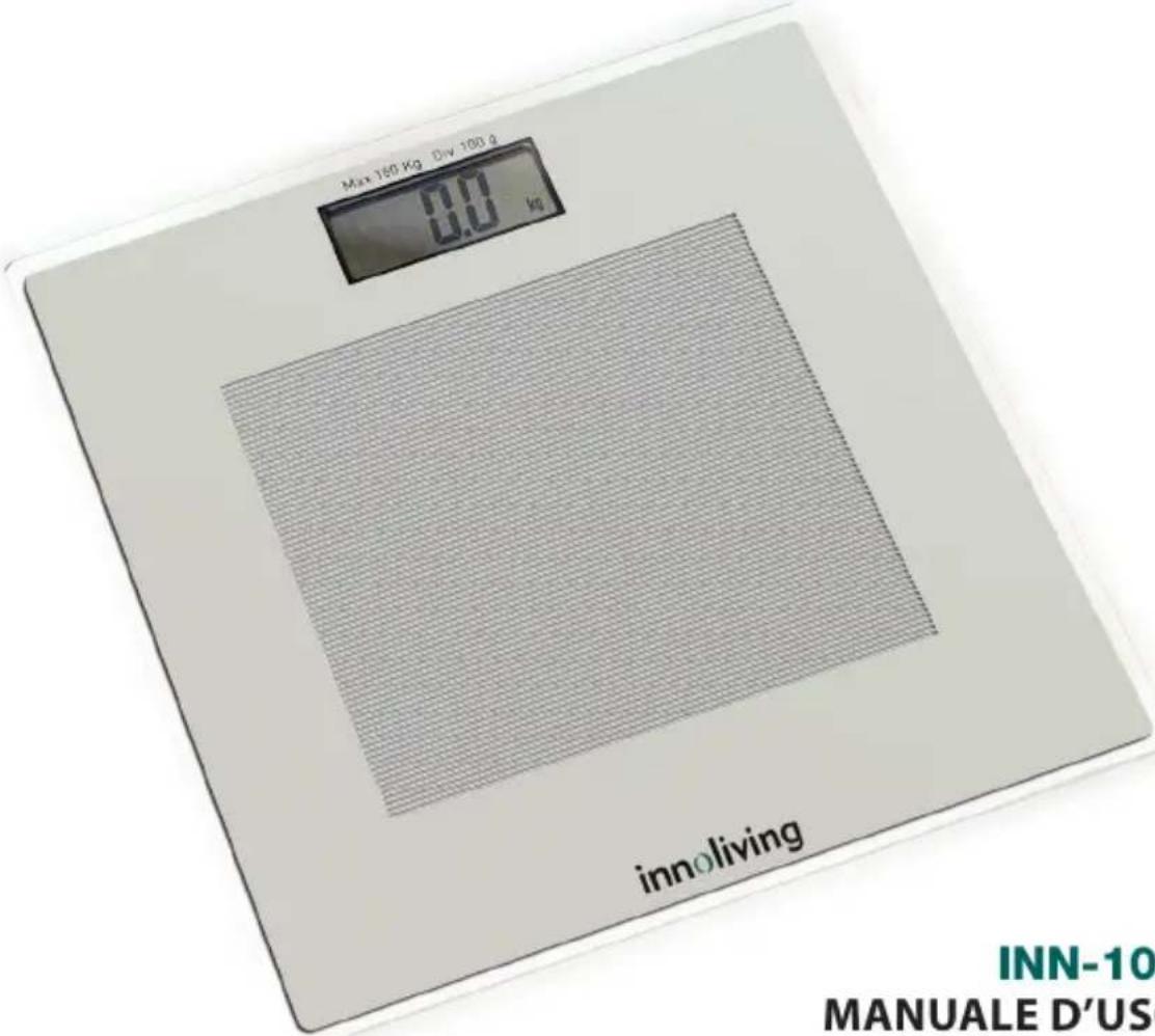 Max 160 Kg Div 100 g 8.0 kg innoliving INN-10 MANUALE D'US