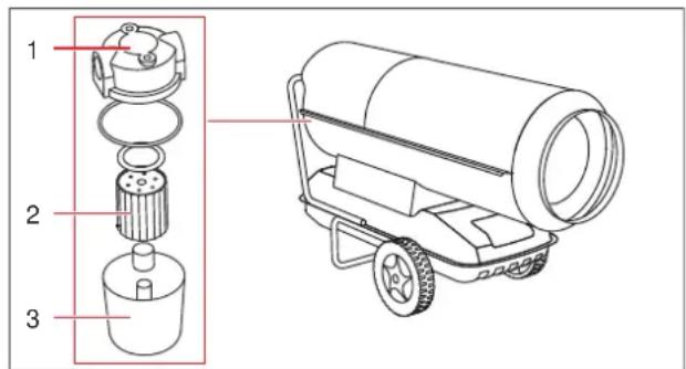 Heylo DS 65 T - Einlauffilter im Tank reinigen - 2