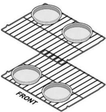 FRIGIDAIRE FGIF3071NF - Baking layer cakes with 1 or 2 oven racks - 2
