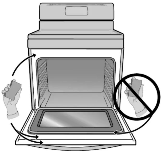 Diagram illustrating a device with open lid and hand holding a smartphone, showing no protection symbols.
