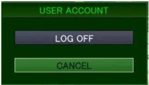 USER ACCOUNT LOG OFF CANCEL