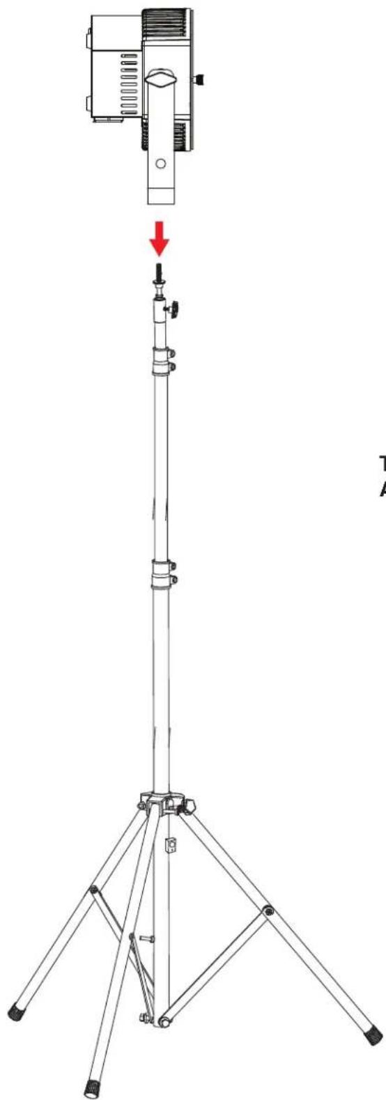 Adj Dotz Par RGBL - STAND MOUNTING - 1
