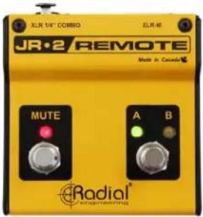 Radial Engineering JX42 - USING THE JR-2 REMOTE FOR AMPS - 1