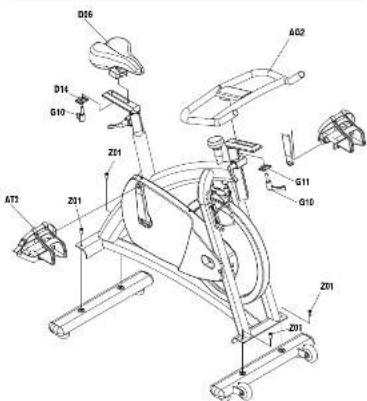 Horizon Fitness P8000 - CAUTION - 1