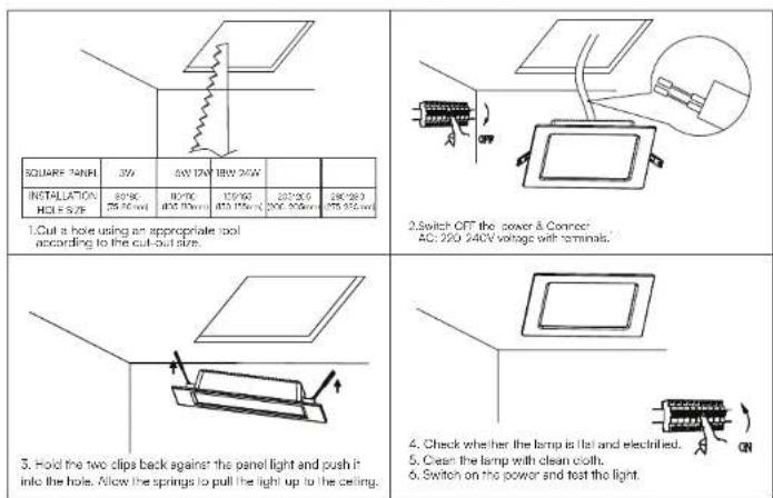 V-TAC VT-61003 - MOUNTING - 7