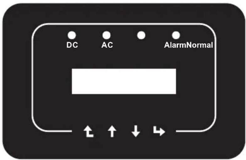 DC AC AlarmNormal ↑ ↑ ↓ ↓ →