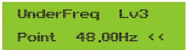 UnderFreq Lv3 Point 48.00Hz <<