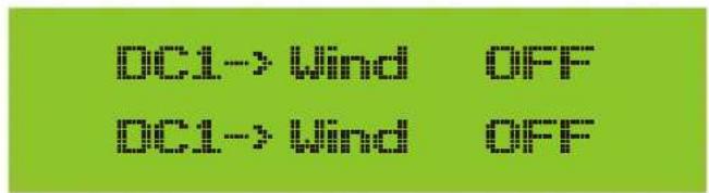 DC1→ Wind OFF DC1→ Wind OFF