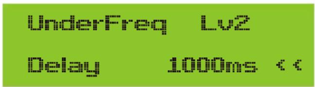 UnderFreq Lv2 Delay 1000ms <<