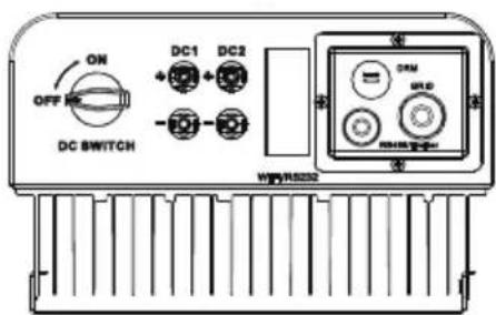ON OFF DC SWITCH DC1 DC2 WM WPPR5032