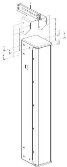 HK AUDIO SI Series P10i - Rigging Rail - 6