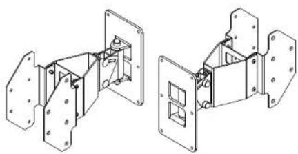 HK AUDIO SI Series P10i - Swivel and tilt bracket for two loudspeakers - 1