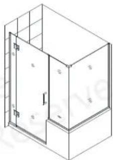 DreamLine Unidoor-X E12830-04 - This Unidoor-X Style M manual is used with the following Model Styles: - 11