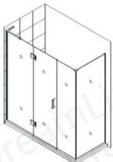 DreamLine Unidoor-X E12830-04 - This Unidoor-X Style M manual is used with the following Model Styles: - 10