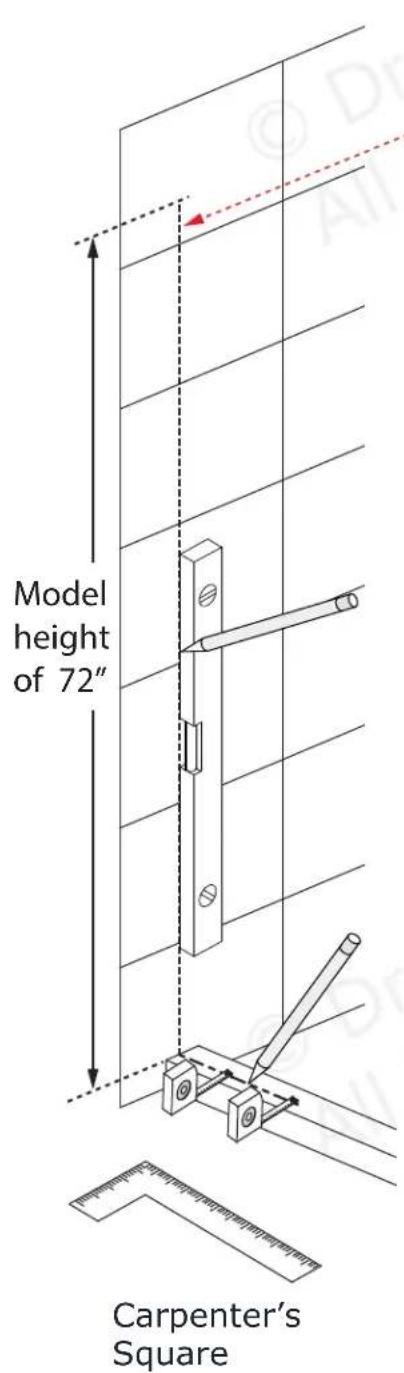 DreamLine Unidoor-X E12830-04 - Installation steps for 6" hinge panel with Hinge Panel Glass Bracket - 1