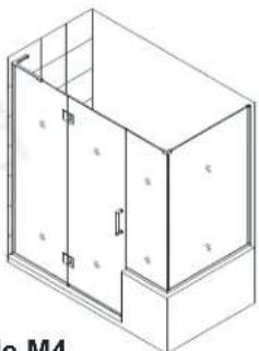 DreamLine Unidoor-X E12830-04 - This Unidoor-X Style M manual is used with the following Model Styles: - 12