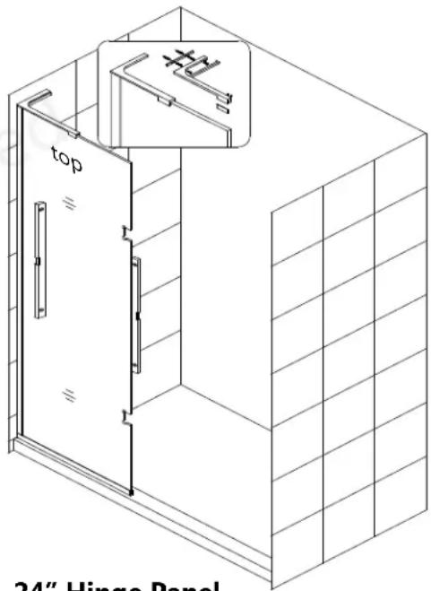 DreamLine Unidoor-X E12830-04 - Installation steps - 3