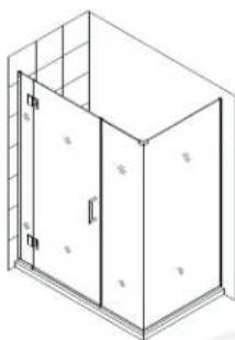 DreamLine Unidoor-X E12830-04 - This Unidoor-X Style M manual is used with the following Model Styles: - 9
