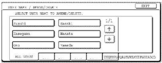 UNICE NAME / ANKIND/ORLIFE SELECT USER NAME TO AMEND/ORLISTE. Fumiri Sosaki 1/1 Iasegawa Naxata Ora Yamada ALL USERS ... ... ... ... 10000000000000000000000000000000000000000000000000000000000000000000000000000