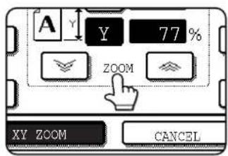 A Y Y 77 % ZOOM XY ZOOM CANCEL