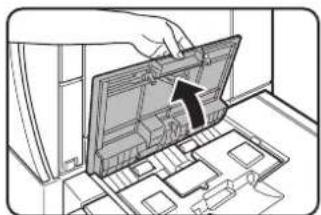 SHARP MX-M550N - Open the top cover of the AR-LC7 (tray 5). - 1