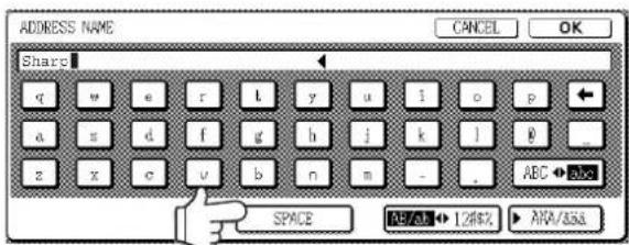 ADDRESS NAME Share q w e r l y u i o p a x d f g h j k l 0 z x c v b n m - . ABC → SPACE 128% ANA/SSA