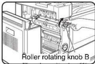 Roller rotating knob B