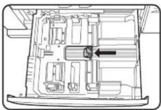 SHARP MX-M550N - Pull out the tray and attach the guide. - 1
