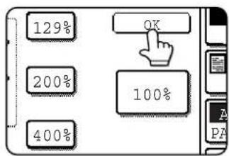 129% 200% 400% OK 100% A PA