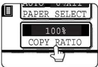 AUTO 8.2All PAPER SELECT 100% COPY RATIO