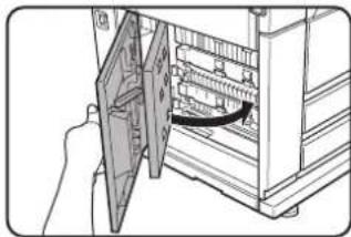 SHARP MX-M550N - Close the lower cover on the left side of the machine. - 1