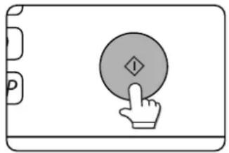 SHARP MX-M550N - Press the [START] key on the operation panel. - 1