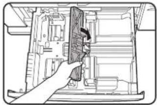 SHARP MX-M550N - Pull out the tray and attach the guide. - 2