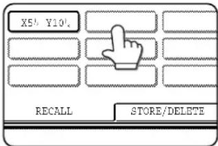 X5/10/1 RECALL STORE/DELETE