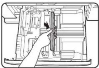 SHARP MX-M550N - Pull out the tray and attach the guide. - 3