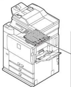 SHARP MX-M550N - VORSICHT - 1