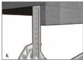 Applica SpaceMaker CO100B - Para gabinetes con labio saliente (vea la ilustración C) - 4