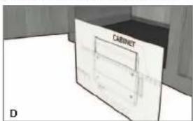 Applica SpaceMaker CO100B - MONTAJE ESTÁNDAR (GABINETES DE INFERIOR PLANO) - 1