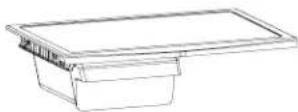 Crosley XPS15BTHLWW - Gaveta de refrigerio - 1