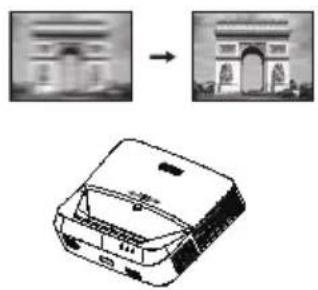 BENQ LX890UST - Fine-tuning the image clarity - 1